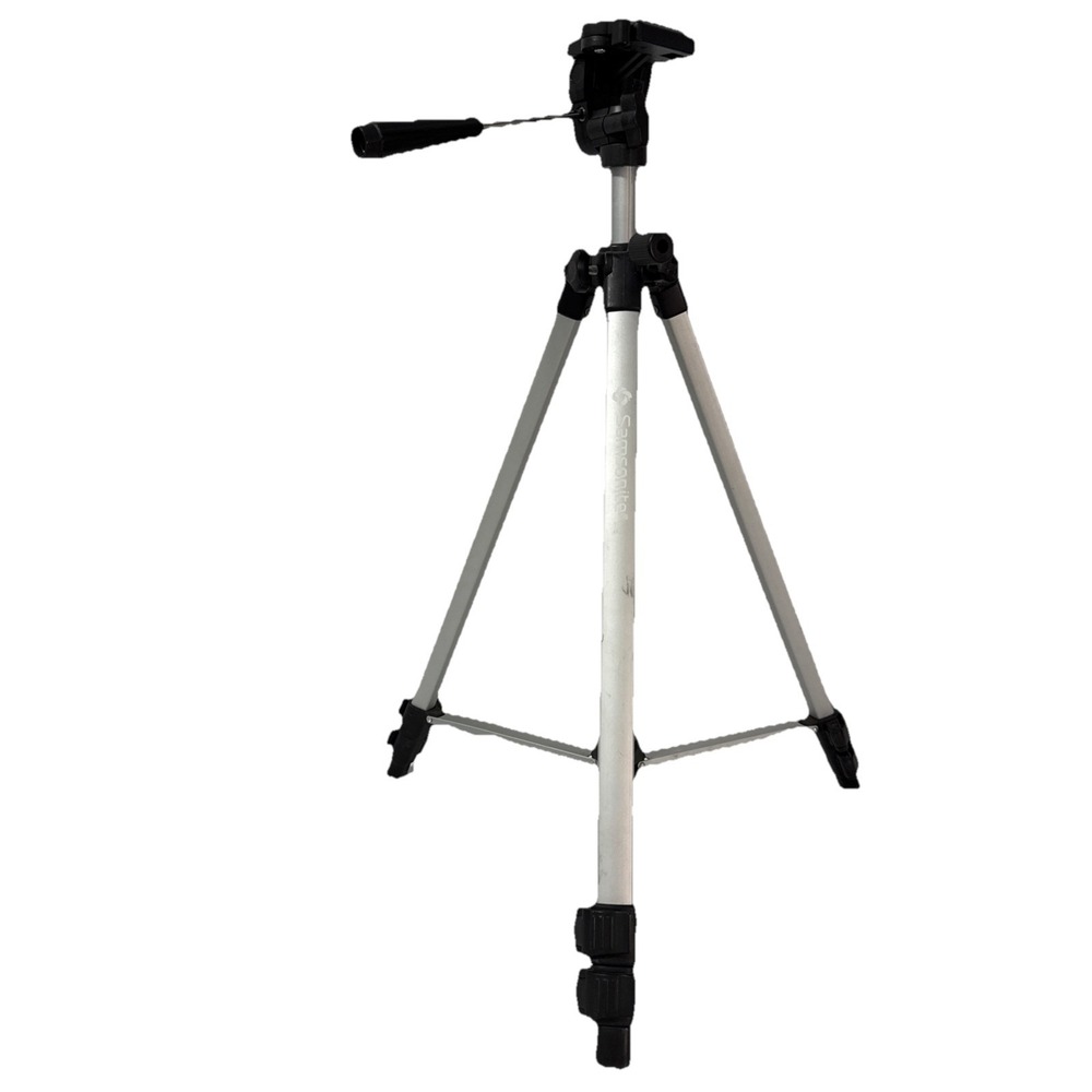 Samsonite Lightweight Aluminum Collapsible Pan Head Camera‎ Tripod Used